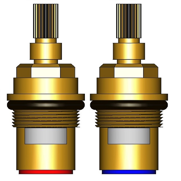 Tap Glands 1/2" BSP Ceramic Disc 18 Teeth DISC025 Plumb Spares Direct